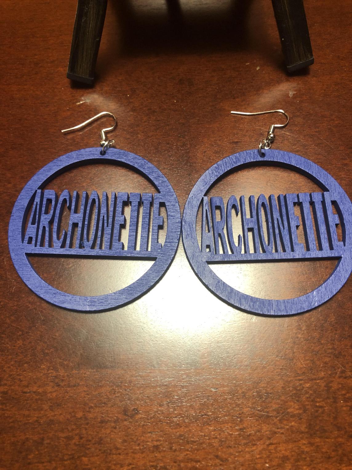 Archonettes Wooden Earrings