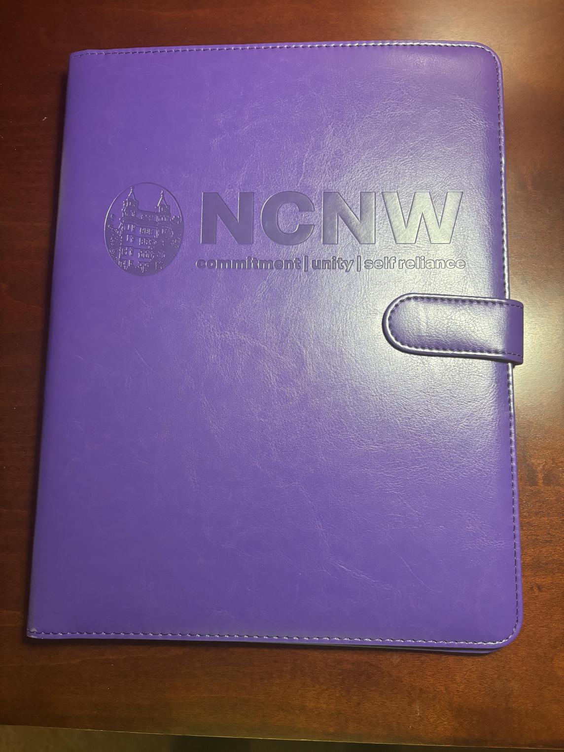 NCNW Faux Leather Portfolio - Back in Stock