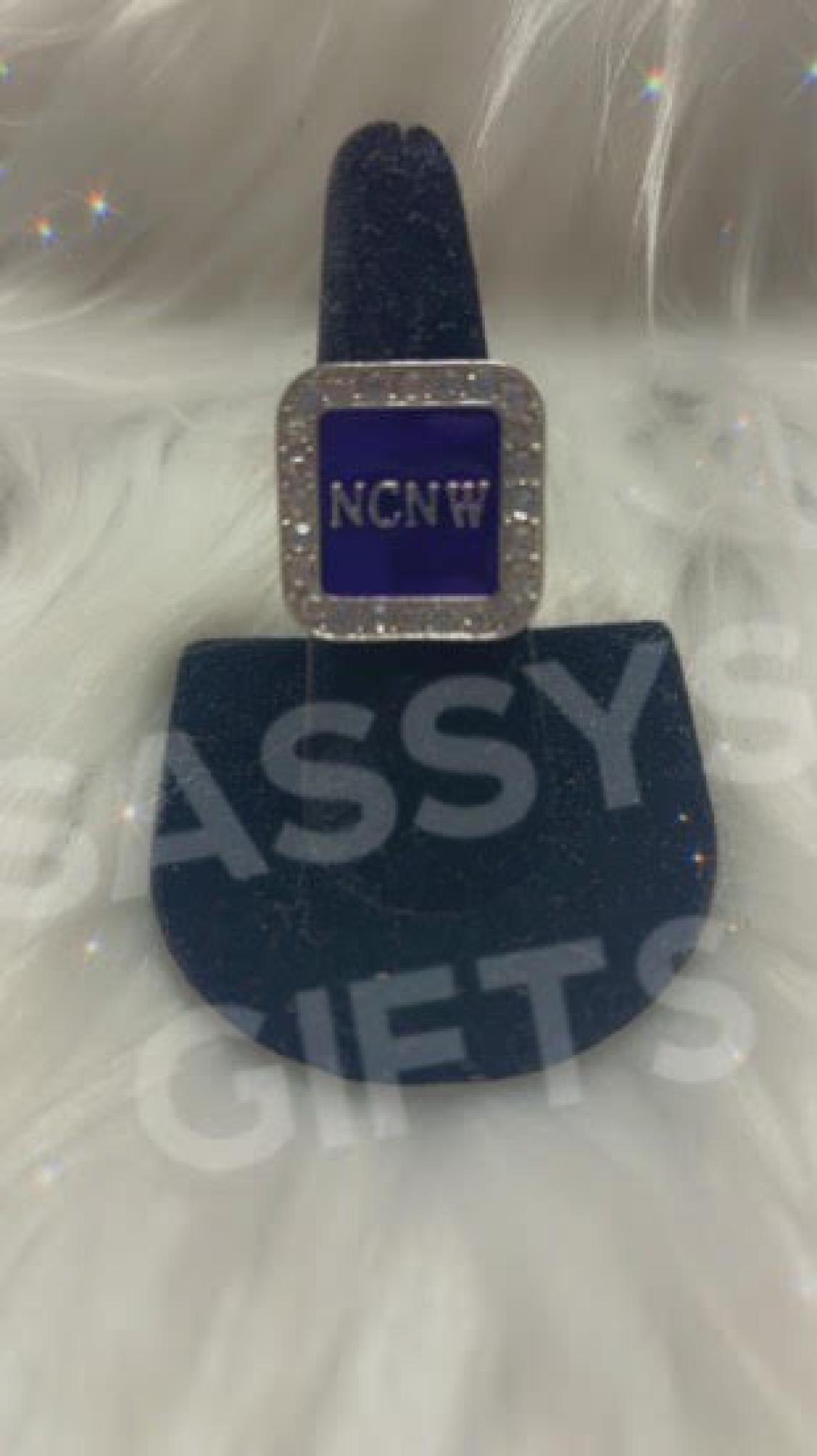 NCNW Rhinestone Ring