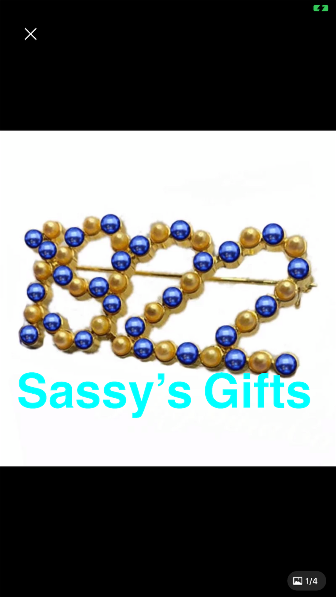 SGRho 1922 Multi-Pearl Pin