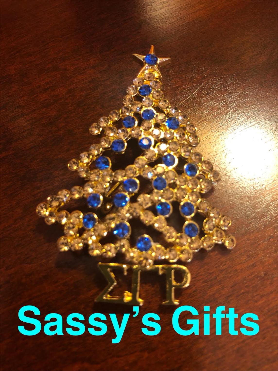 SGRho Christmas Tree Pin