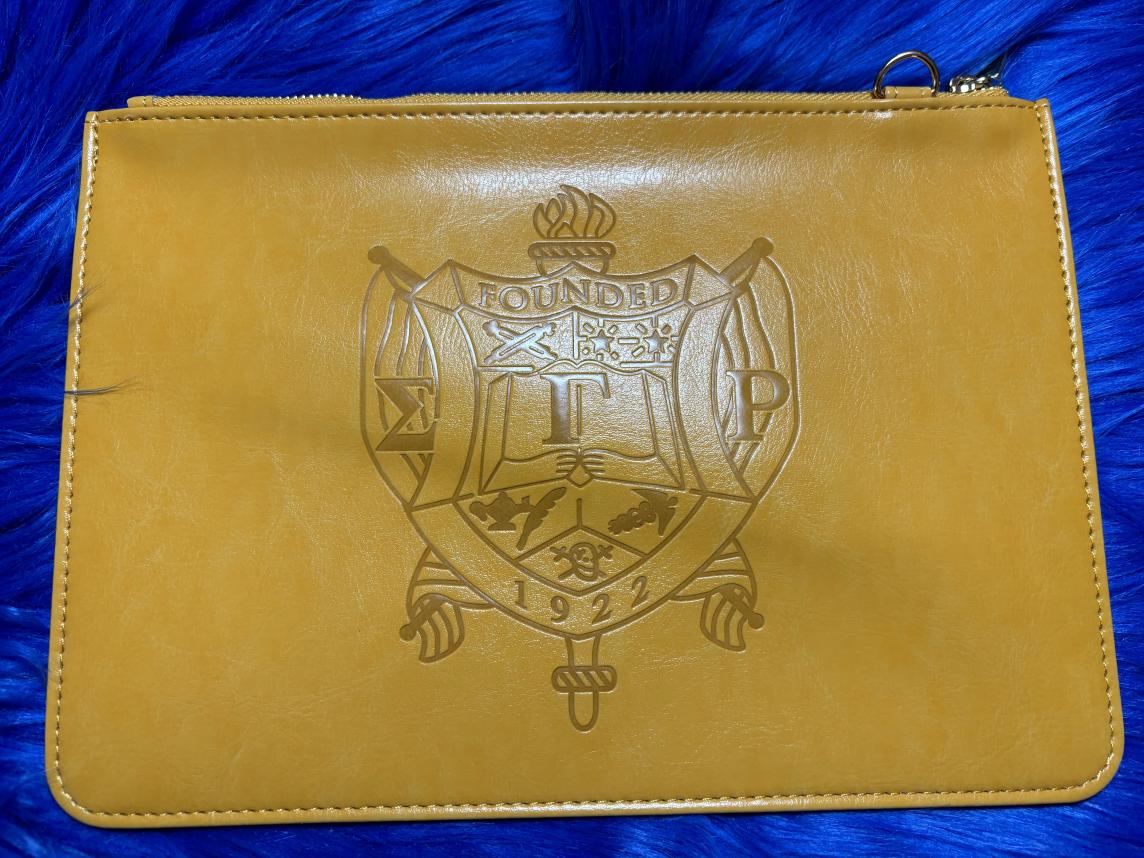 SGRho Faux Leather Clutch