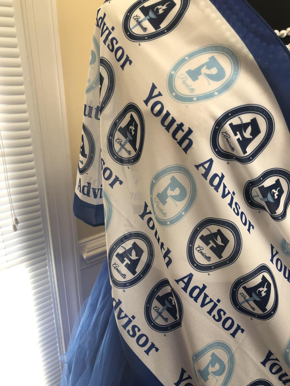 Zeta Youth Advisor Oblong Scarf