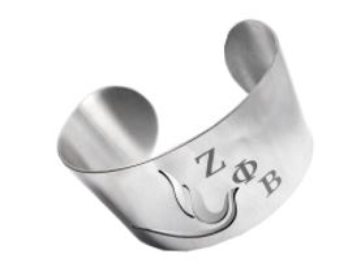 Zeta Stainless Steel Cuff Bracelet
