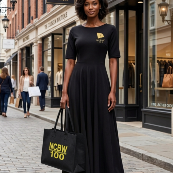NCBW100 Black Logo Dress