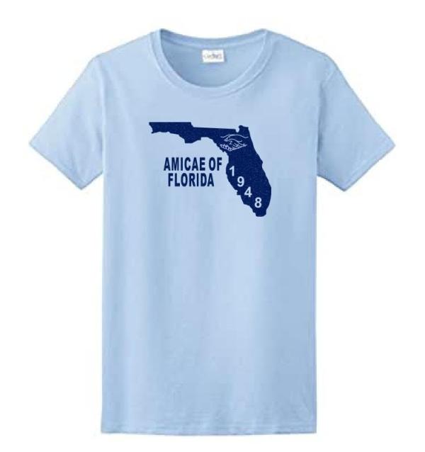 AMICAE State of FLORIDA Glitter Tee 