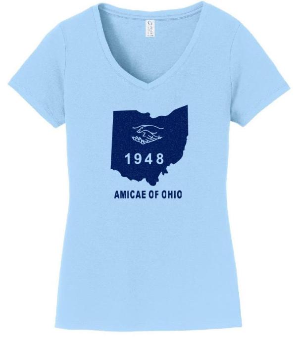 AMICAE State of OHIO Glitter Tee 