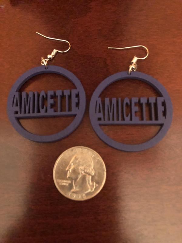 AMICETTE Wooden Earrings