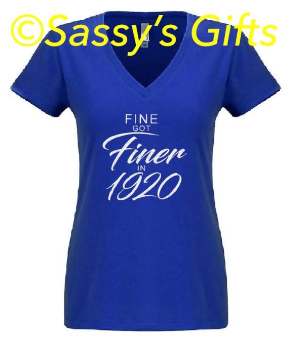 Finer Got Finer in 1920 Glitter Tee 