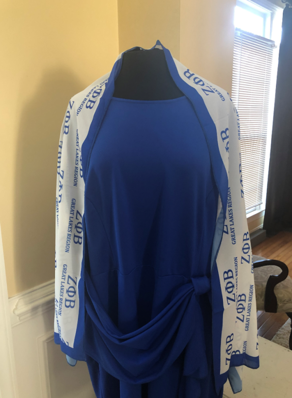 Zeta Phi Beta Great Lakes Region Oblong Scarf