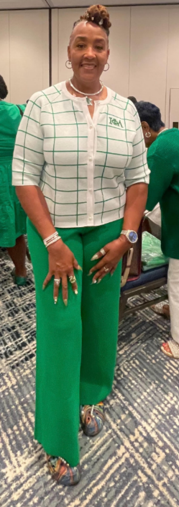 Iota Cashmere Style Pants Suit 