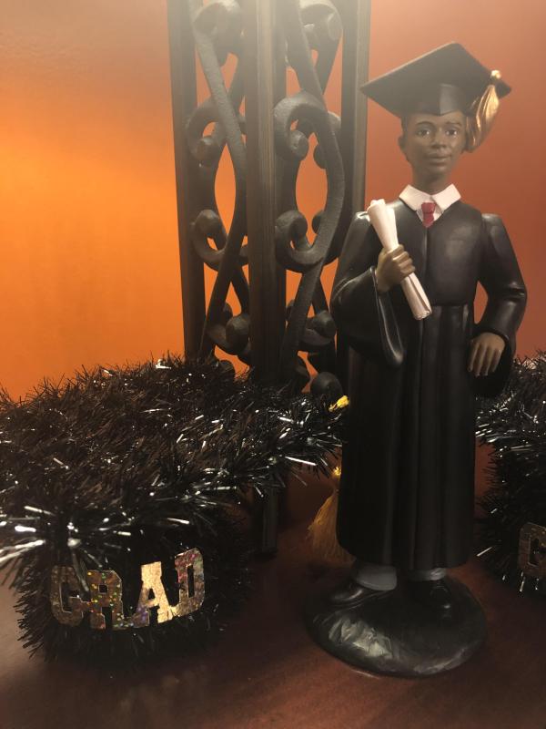 Male Graduate Figurine