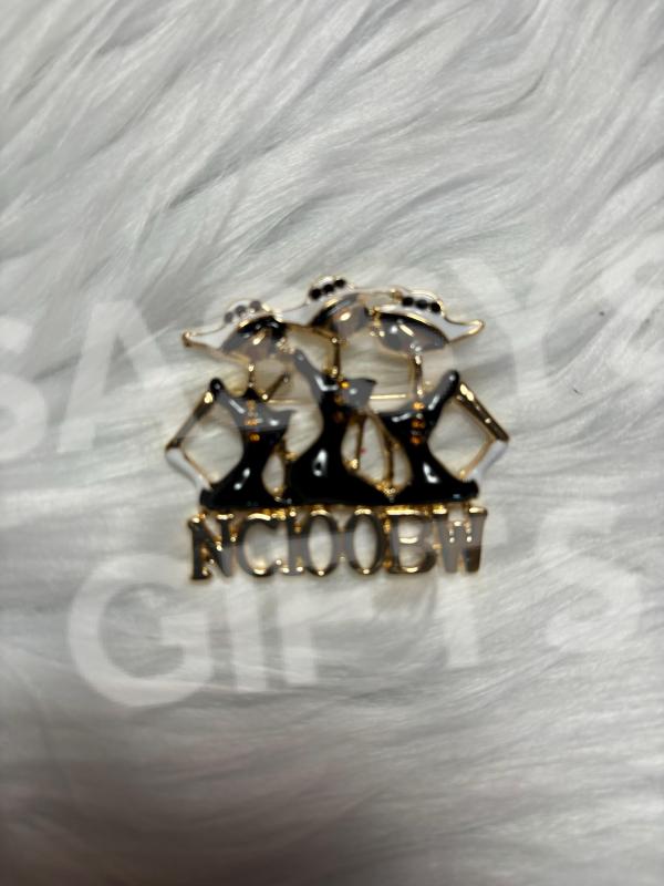 NC100BW Sisters Pin