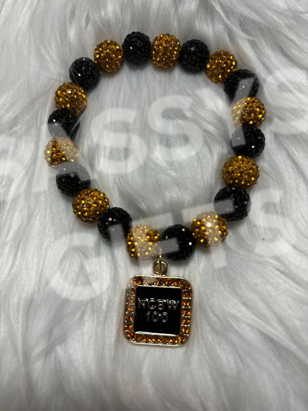 NCBW100 Pave Bracelet with Charm