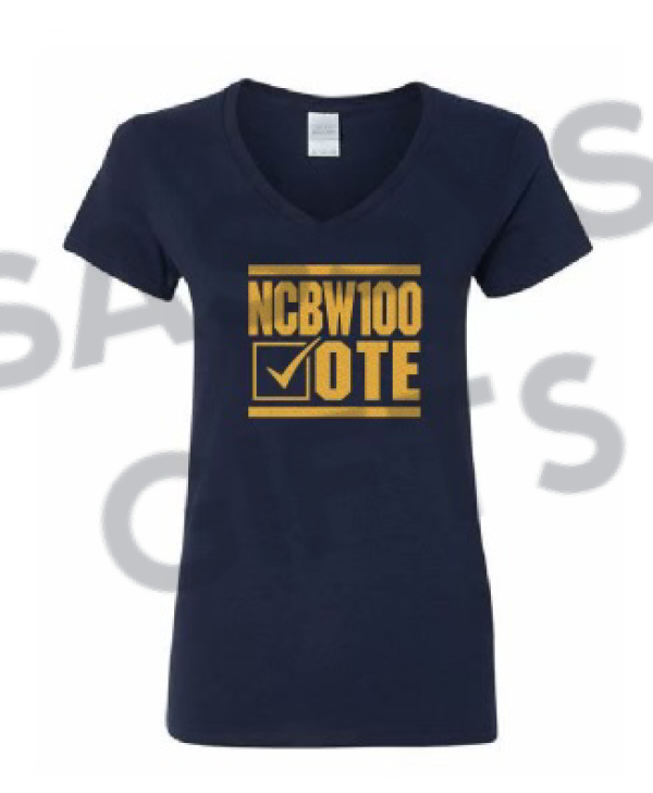 NCBW100 VOTE Glitter Tee 
