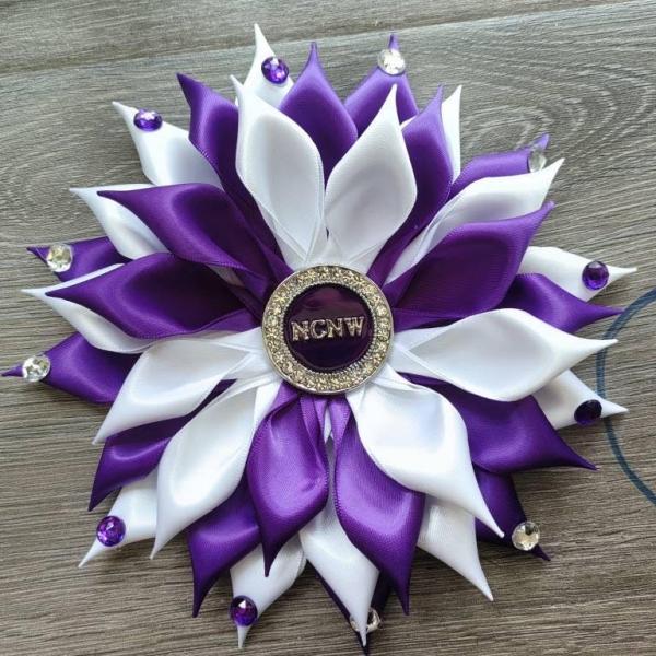 NCNW Starburst Ribbon Pin