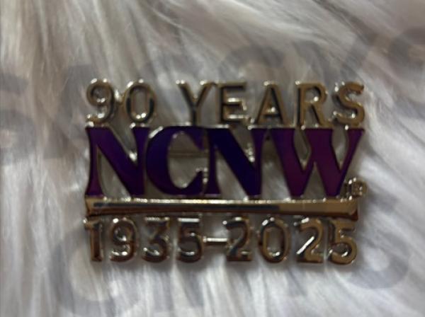 NCNW 90 Year Anniversary Pin
