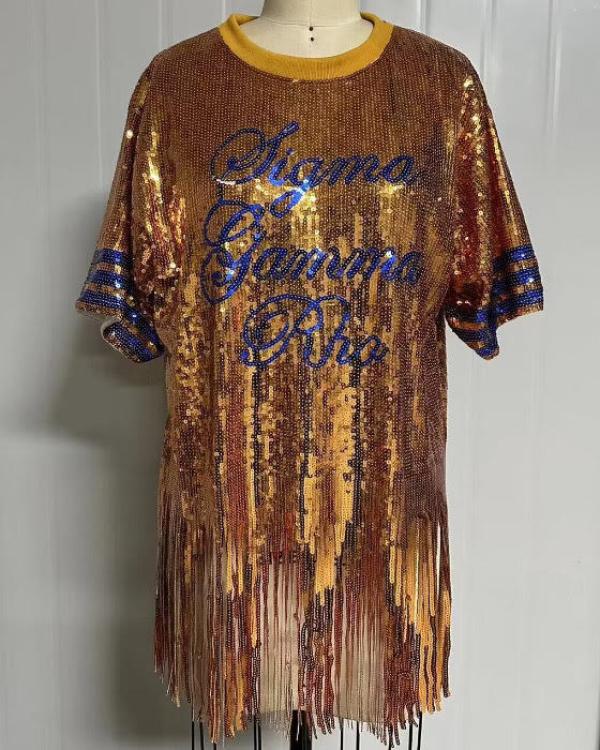 SGRho Sequin Fringe Top - Special
