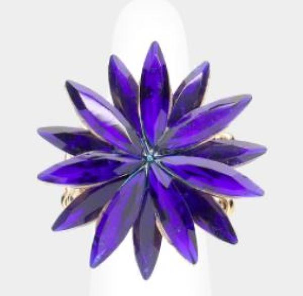 Sapphire Star Cocktail Ring
