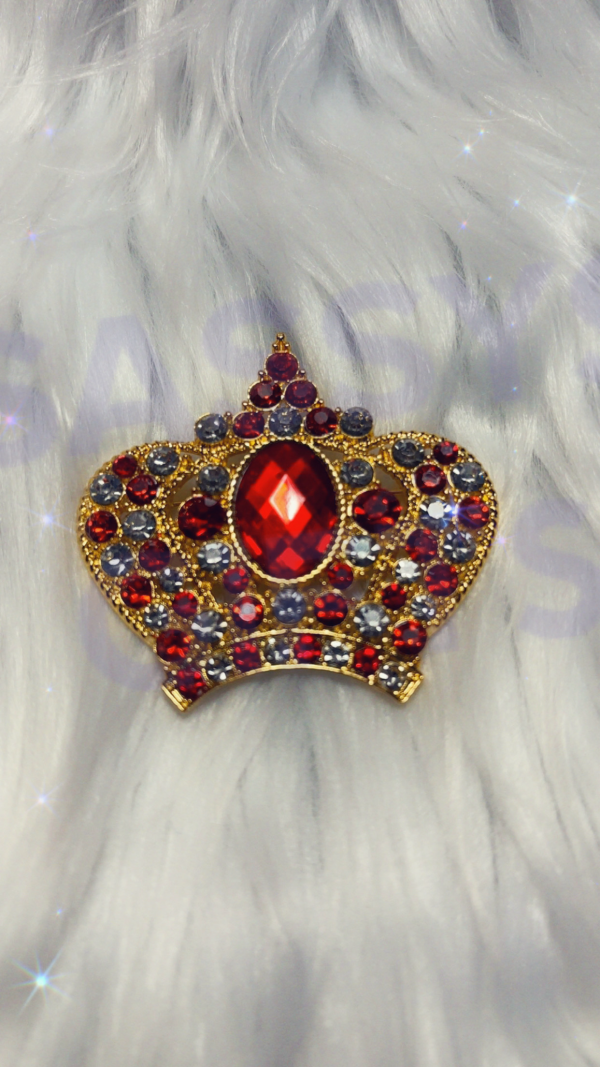 TLOD Delta Rhinestones Crown Pin