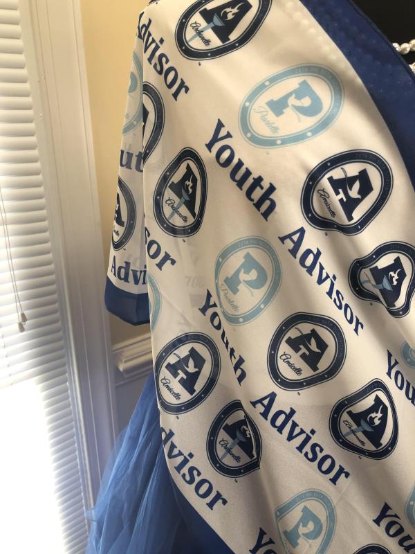 Zeta Youth Advisor Oblong Scarf